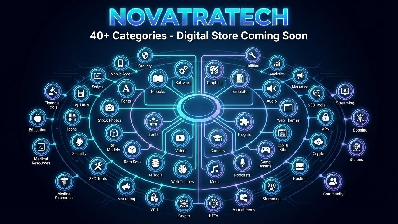 novatratech,digital products store